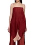 DAPHNE VALENTE Atlas Pleated Colour Block Dress