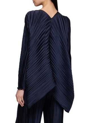 Back View - Click To Enlarge - DAPHNE VALENTE - Synergy Pleated Jacket