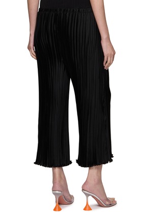 Back View - Click To Enlarge - DAPHNE VALENTE - Sparta Pleated Cropped Pants