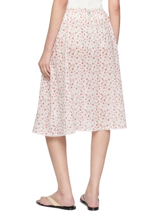 Back View - Click To Enlarge - POSSE - Charlotte Floral Midi Skirt