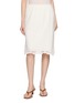 POSSE Darya Broderie Anglaise Hem Midi Skirt