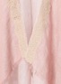 Detail View - Click To Enlarge - GAYNOR BONGARD - Fringe-Edge Linen Cape