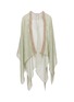 GAYNOR BONGARD Fringe-Edge Linen Cape