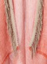 Detail View - Click To Enlarge - GAYNOR BONGARD - Fringe-Edge Linen Cape