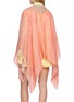 Back View - Click To Enlarge - GAYNOR BONGARD - Fringe-Edge Linen Cape