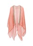GAYNOR BONGARD Fringe-Edge Linen Cape