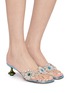 Figure View - Click To Enlarge - LOEWE - Toy 45 Crystal Flower Sandals
