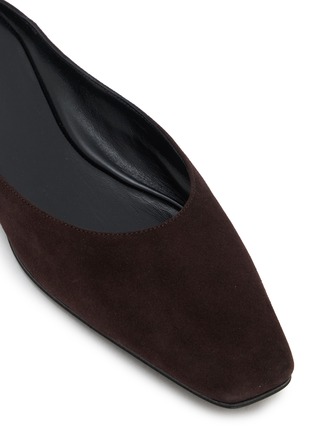 Detail View - Click To Enlarge - THE ROW - June Suede Mules