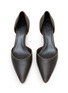 Figure View - Click To Enlarge - THE ROW - Liisa Kitten D'Orsay 35 Waxed Suede Heels