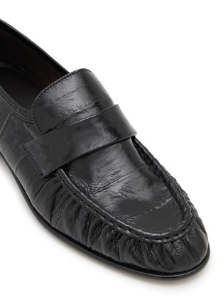 Detail View - Click To Enlarge - THE ROW - Eelskin Leather Loafer