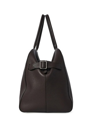 Detail View - Click To Enlarge - THE ROW - Marco Belted Pebbled Leather Duffle Bag