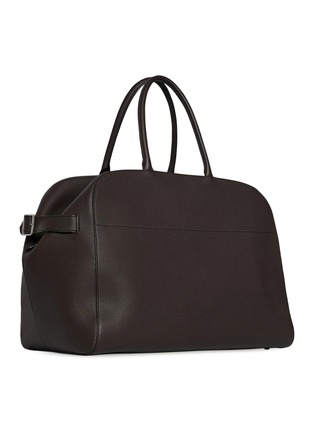 Detail View - Click To Enlarge - THE ROW - Marco Belted Pebbled Leather Duffle Bag