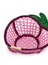 Detail View - Click To Enlarge - MERCEDES SALAZAR - Mini Amazon Strawberry Raffia Bread Basket — Set Of 2