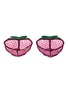 MERCEDES SALAZAR Mini Amazon Strawberry Raffia Bread Basket — Set Of 2