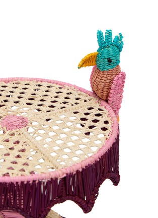 Detail View - Click To Enlarge - MERCEDES SALAZAR - Mini Cacatua Raffia Cake Stand