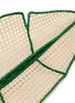 Detail View - Click To Enlarge - MERCEDES SALAZAR - Jungle Leaf Raffia Tray