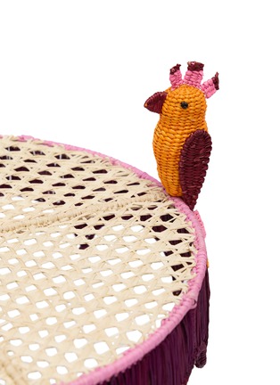 Detail View - Click To Enlarge - MERCEDES SALAZAR - Two Cacatuas Raffia Cake Stand