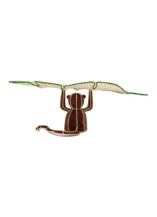 Detail View - Click To Enlarge - MERCEDES SALAZAR - Leaf Spirit Raffia Tray