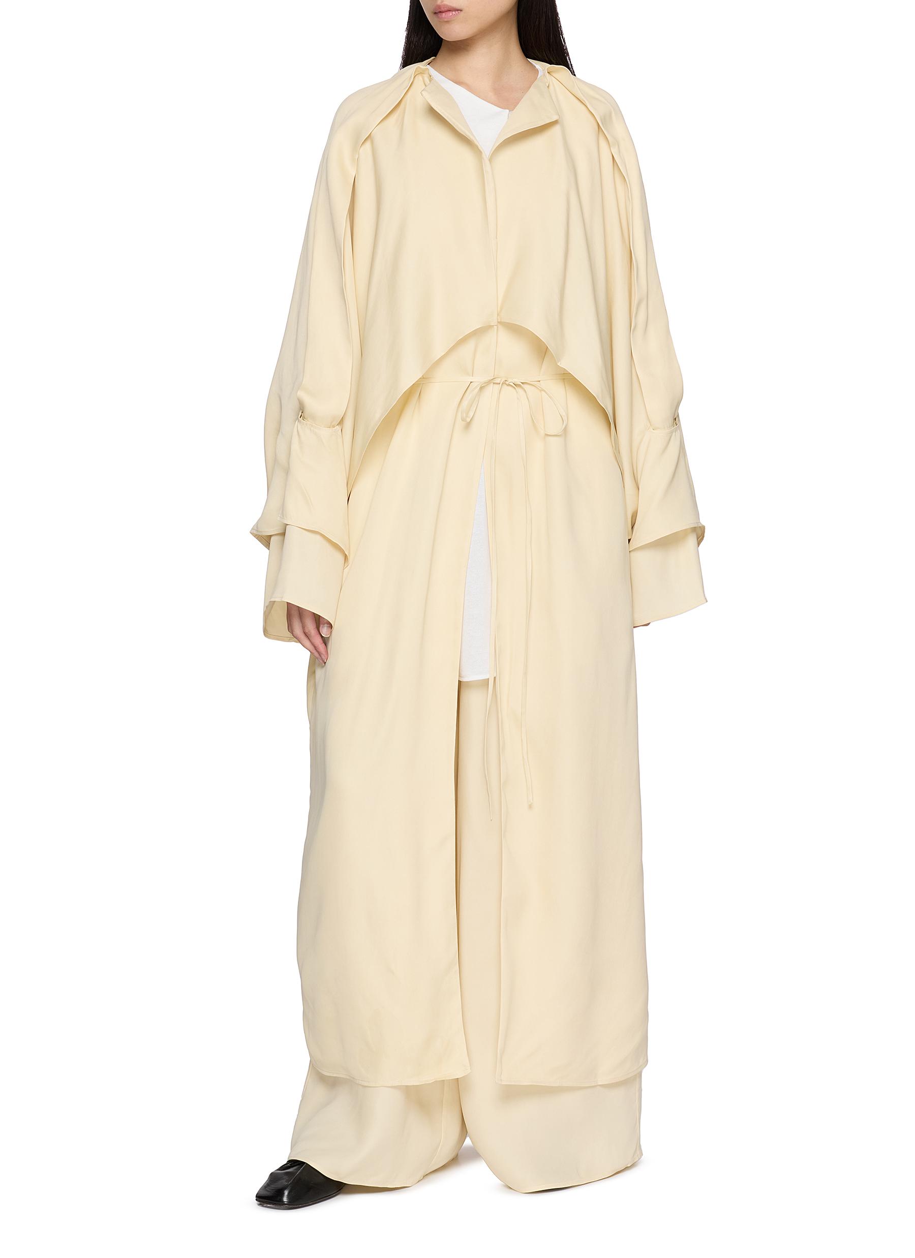 【ooo】RUOHAN ZIP TRENCH COAT RUOHAN | Ulva Draped Drawstring Trench Coat | Women | Lane Crawford
