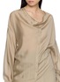  - RUOHAN - Amir Draped Tencel Long Sleeve Shirt