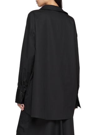 Back View - Click To Enlarge - RUOHAN - Kaaf Oversized Patch Pocket Shirt