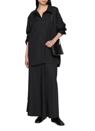 Figure View - Click To Enlarge - RUOHAN - Kaaf Oversized Patch Pocket Shirt
