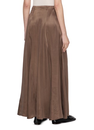 Back View - Click To Enlarge - RUOHAN - Assu Asymmetrical Maxi Skirt