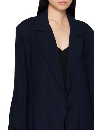  - RUOHAN - Single Breasted Notch Lapel Tailored Suit Jacket
