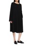Figure View - Click To Enlarge - THE ROW - Kael Knee Length Silk Dress