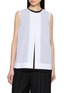 THE ROW Enzel Layered Cotton Top