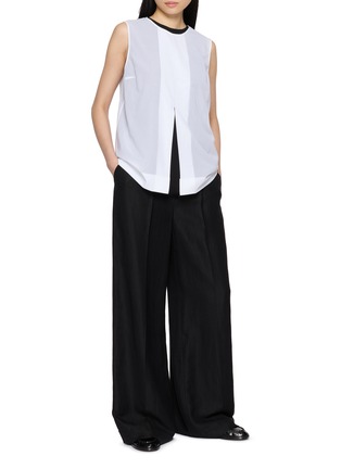 Figure View - Click To Enlarge - THE ROW - Enzel Layered Cotton Top