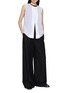 Figure View - Click To Enlarge - THE ROW - Enzel Layered Cotton Top