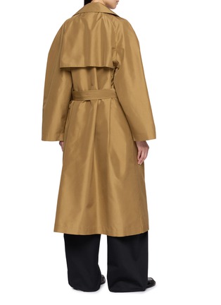 Back View - Click To Enlarge - THE ROW - Amapola Belted Silk Trench Coat