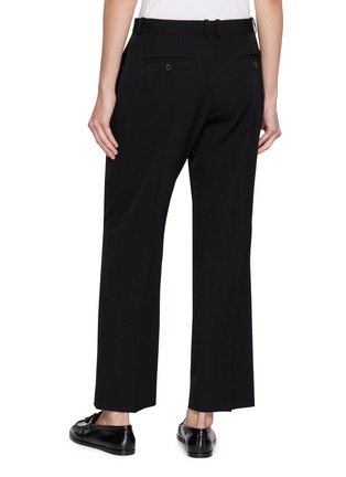 Back View - Click To Enlarge - THE ROW - Darios Straight Leg Wool Pants