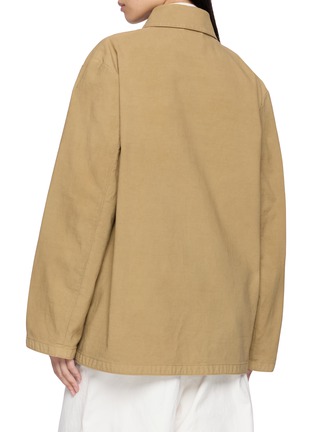 Back View - Click To Enlarge - THE ROW - Baeza Structured Cotton Jacket