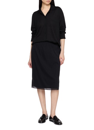 Figure View - Click To Enlarge - THE ROW - Ivera Midi Skirt