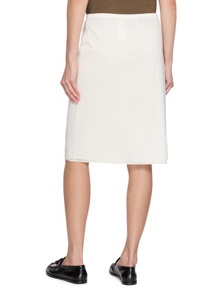 Back View - Click To Enlarge - THE ROW - Ivera Knee Length Skirt