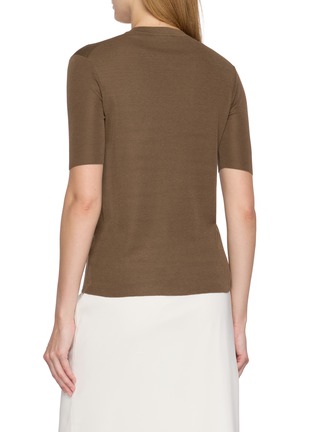 Back View - Click To Enlarge - THE ROW - Ozzi Half Sleeve T-Shirt