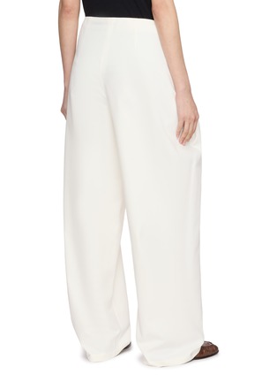Back View - Click To Enlarge - THE ROW - Galileo Barrel Cotton Silk Pants