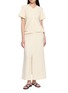 Figure View - Click To Enlarge - THE ROW - Jeyra Draped V-Neck Silk Dress
