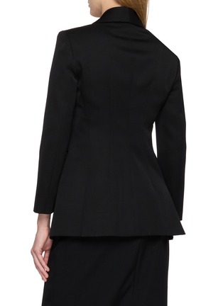 Back View - Click To Enlarge - THE ROW - Bettina Single Breasted Wool Blazer