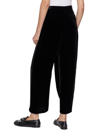 Back View - Click To Enlarge - THE ROW - Frima Pleated Velvet Pants
