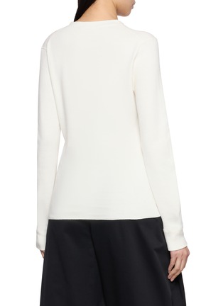 Back View - Click To Enlarge - THE ROW - Okino Crewneck Knit Cardigan