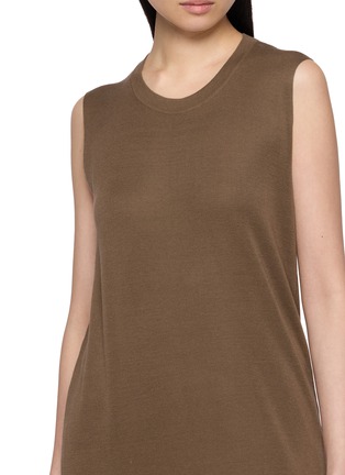  - THE ROW - Oiva Silk Jersey Column Dress