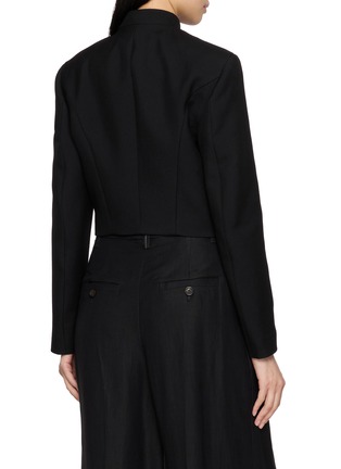 Back View - Click To Enlarge - THE ROW - Bellamy Button Up Wool Jacket