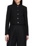 THE ROW Bellamy Button Up Wool Jacket