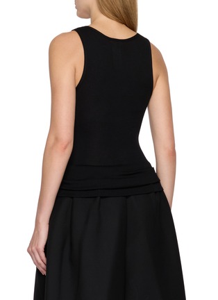 Back View - Click To Enlarge - THE ROW - Danel Wool Silk Tank Top