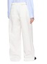 Back View - Click To Enlarge - THE ROW - Fadry Washed Cotton Wide Leg Pants