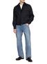 Figure View - Click To Enlarge - LARDINI - Flap Pocket Dark Wash Denim Jacket