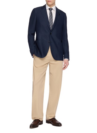 Figure View - Click To Enlarge - LARDINI - Single Breasted Blazer
